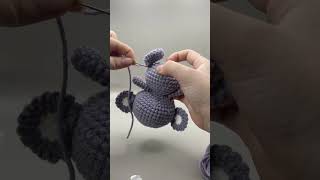 amigurumi Water The Elephant  14 Crocheting for Beginners Ella Threadwell beginnercrochet [upl. by Spiegel989]