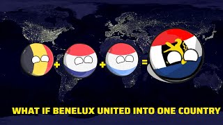 what if Belgium Netherland and Luxembourg united into one country benelux countryballcountryballs [upl. by Allesiram]