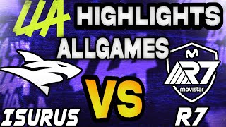 ISURUS VS RAINBOW7 GAMES HIGHLIGHTS  LEAGUE OF LEGENDS  LLA DÍA 8 2024 [upl. by Nordna705]