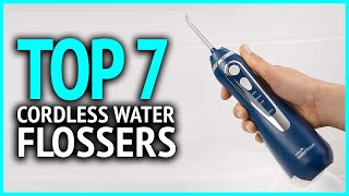 Best Cordless Water Flossers 2024  Top 7 Best Cordless Water Flossers On Amazon [upl. by Ynna]