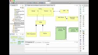 DMN modeling with factories using ArchiMate 3 Archi and Graphico [upl. by Ahseenal]