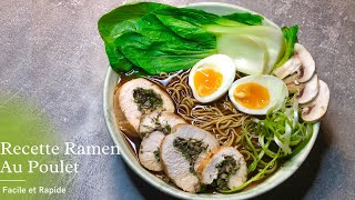 RECETTE FACILE RAMEN AU POULET [upl. by Salokcin486]