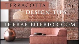 2020 Color Terracotta Trend Design Tips wwwtherapinteriorcom interiordesign decorationxmas [upl. by Nauqram]