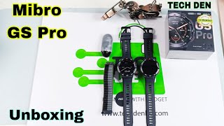 Mibro GS Pro Calling Smart Watch Unboxing amp First Look Video 2023 Future Tech BangladeshTech Den [upl. by Cornel]