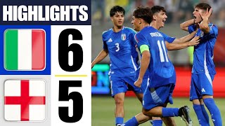 Italy vs England  Highlights amp Penalty Shootout  U17 European Championship QuarterFinal 30052024 [upl. by Peterson]