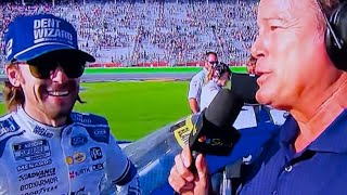 Ryan Blaney  Atlanta Post Race Interview 9824 [upl. by Einavoj364]