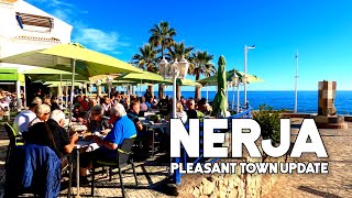 Nerja Spain Pleasant Town Update November 2022 Costa del Sol  Axarquía  Málaga 4K [upl. by Jarin]