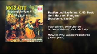 Bastien und Bastienne K 50 Duet Geh Herz von Flandern Bastienne Bastien [upl. by Ridan]