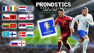 Pronostic foot Euro 2024  9 Pronos 5ème Journée des Eliminatoires France Vs Irlande [upl. by Awram76]