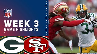 Packers vs 49ers Week 3 Highlights  NFL 2021 [upl. by Ilysa]