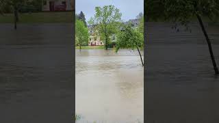 Starke Überschwemmungen in FischbachCamphausen Saarland [upl. by Luis957]