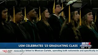 USM Gulf Coast graduation ceremony held at Coliseum [upl. by Aissela]