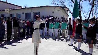 quotJURAMENTO A LA BANDERA DE MEXICOquot EN EL SAUZ DE ABAJO SAN JUAN DEL RIO DURANGO 24ENE 2013MOV [upl. by Dyun]