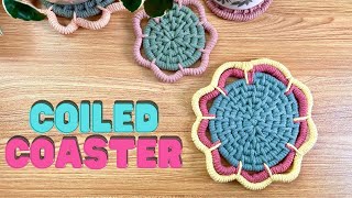 DIY Coiled Coaster Tutorial [upl. by Magdalene544]