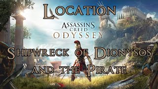 Assassins Creed Odyssey Shipwreck of Dionysos and the Pirate Naxos Island Location 100 Completion [upl. by Neibaf]