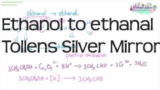 Distillation of ethanol to ethanal and Tollens Silver Mirror  Chemistry ALevel Required Practical [upl. by Simpkins]