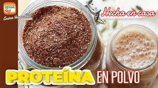 Proteína en polvo hecha en casa  Cocina Vegan Fácil [upl. by Lizabeth]