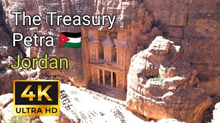 The Amazing Treasury of Petra  Jordan  4K [upl. by Patience]