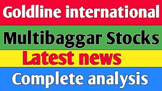 goldline international share latest news goldline international finvest ltd rahuljha glodline [upl. by Plate877]