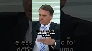 Bolsonaro explicando que é contra as cotas bolsonaro cotasraciais debate plantaohistorico [upl. by Nickerson705]