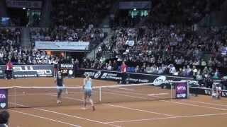 Maria Sharapova vs Li Na champ point amp winner ceremony Pt 1  Porsche Tennis Grand Prix 2013 [upl. by Ayotal]