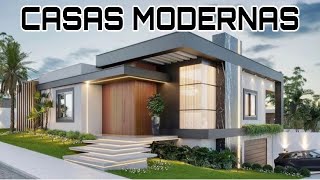 MODELO de CASAS MODERNAS  FACHADA de CASAS LINDAS e MODERNAS pra INSPIRAR [upl. by Dixie]