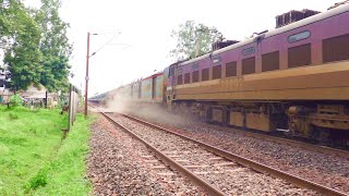 Howrah Ranchi Intercity Express Dust Storm [upl. by Gustaf]