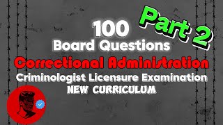 Part 2 Cor Ads 100 Review Questions  Correctional Administration  STUDY SMARTER NOT HARDER [upl. by Weinstock]