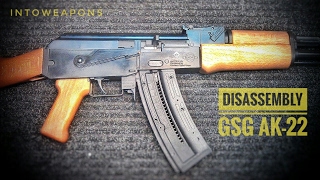 GSG AK47 22lr Rifle How To Disassemble [upl. by Llerat]