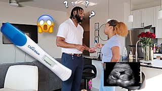 Pregnancy Prank On Boyfriend He was happy [upl. by Julis]