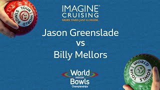 World Indoor Bowls Championship 2024 Jason Greenslade vs Billy Mellors  Day 5 Match 4 [upl. by Fanya]