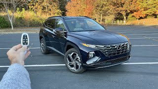 2024 Hyundai Tucson Hybrid Limited Start Up Test Drive Smart Park Walkaround POV and Review [upl. by Hubsher]