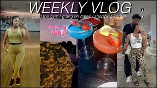 WEEKLY VLOG GETTING BACK IN GYM COOKING FOR MY MAN DATE NIGHT [upl. by Llerrehc]