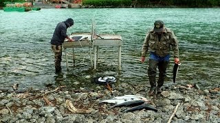 Combat fishing on Alaskas Kenai Peninsula [upl. by Jasmin926]