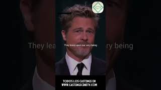 Shorts Discurso de Brad Pitt casting audiciones acting castingcalls castingdirectors [upl. by Petronia674]