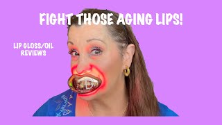 GET BIGGER VOLUMINOUS LIPS GLOSS REVIEWS HELP THOSE MATURE AGING LIPS [upl. by Merta]