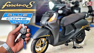 2021 Yamaha Fascino S Hybrid 125cc Update  Whats New  OnRoad Price  Mileage  Features [upl. by Letizia721]