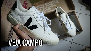 VEJA CAMPO Chromefree Leather WhiteBlack [upl. by Athey400]