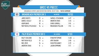 Broadbeach Premier Div 2 v Palm Beach Premier Div 2 [upl. by Verda500]