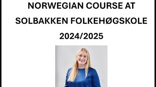 Video 1131 Norwegian course at Solbakken folkehøgskole [upl. by Einolem]