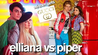 Piper vs Elliana Extreme Couples Fashion Photo Challenge Winner Gets Gucci [upl. by Jerrylee175]