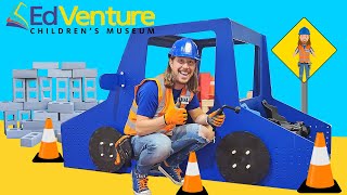 Handyman Hal explores Edventure  Car Tune Up Learn Tools for Kids [upl. by Isus]