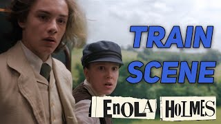 Train Scene Enola amp Tewksbury Meet  Enola Holmes 1080p [upl. by Reywas]