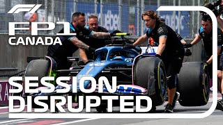 FP1 Session Disrupted  2023 Canadian Grand Prix [upl. by Toiboid445]