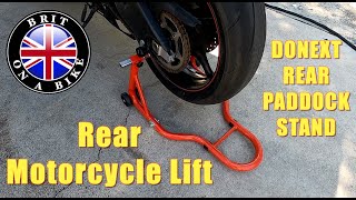 Rear Motorcycle Lift  Paddock Stand [upl. by Jehoash]