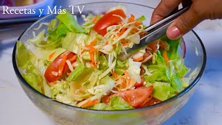 No Me Canso de Comer Está Rica Ensalada de Repollo Con Su Delicioso Aderezo de Naranja [upl. by Brenner]