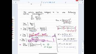 Finding values of k for which the series converges [upl. by Guenzi]