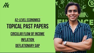 A2 Economics 9708 Paper 4 Topical Past Paper Circular Flow of income l Inflation l Deflationary gap [upl. by Ilan111]