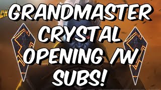 Grandmaster Crystal Opening WITH THE SUBS  Marvel Contest Of Champions [upl. by Helprin507]