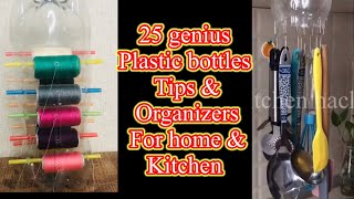 25 genius plastic bottles tips amp hacks  plastic bottles organizers for home amp kitchen  life hacks [upl. by Sasha440]